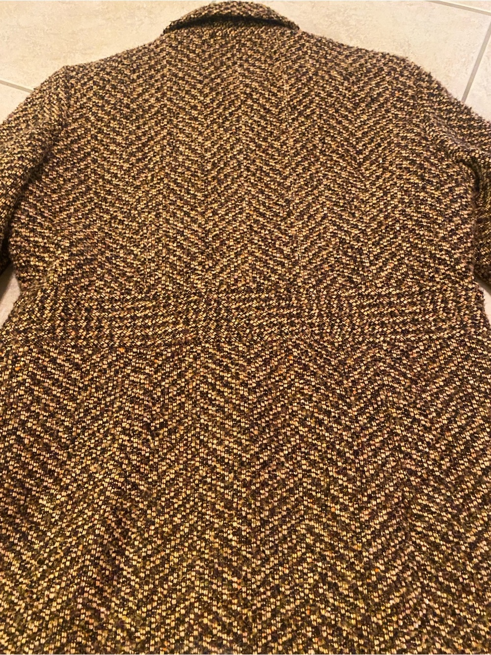 New York & Company Brown Tweed Pea Coat - Picture 8 of 8